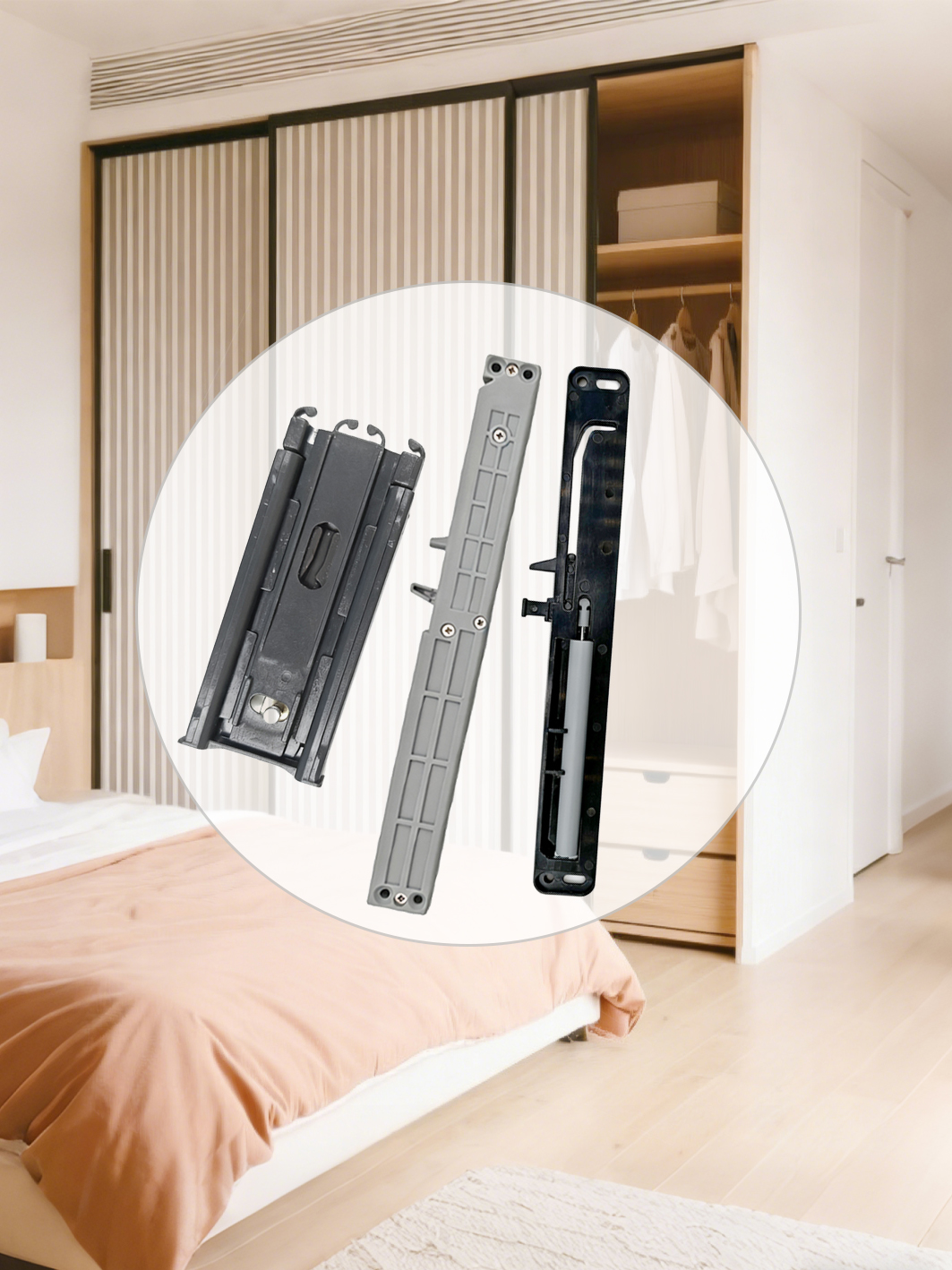 SLIDING DOOR BUFFER FRAME